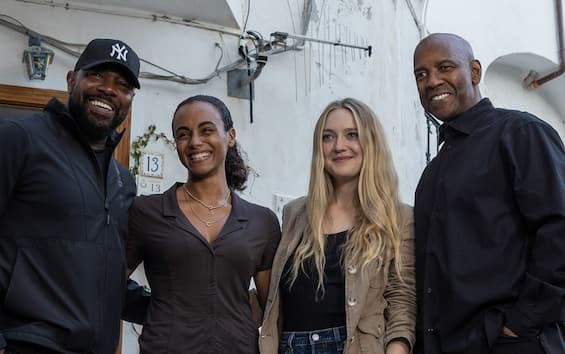 The Equalizer 3, Denzel Washington on the Amalfi Coast for filming